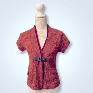 Christopher Banks short sleeve cardigan